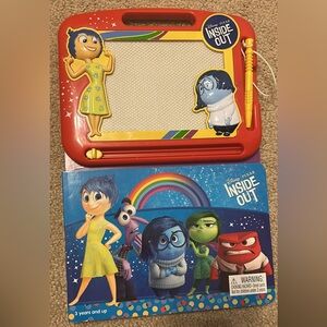 Disney Inside Out Red and Yellow Drawing Board- ages 3+